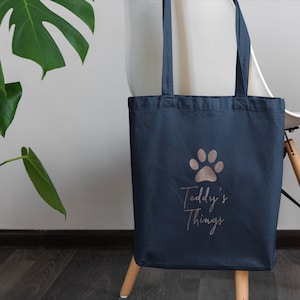 Sac fourre-tout personnalisé pour chien, sac fourre-tout pour chien, cadeau pour maman chien, cadeau pour amoureux des chiens, cadeau chien personnalisé, cadeau pour amoureux des animaux de compagnie, cadeau pour chien image 3