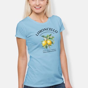 Limoncello Shirt, Amalfi Coast Italy Lemons T-shirt, Holiday Shirt for Her image 9