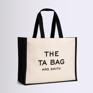 Personalised The Teacher Tote Bag, Teacher Tote Bag, School Leaving Gift, Gift For Teacher, Teachers Gifts, End Of Term Gift For Teacher image 6