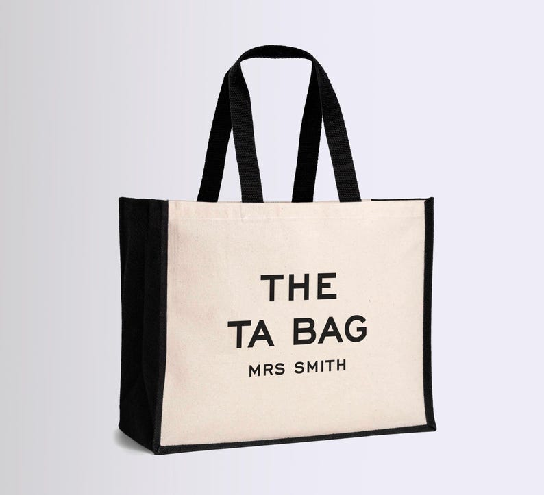 Personalised The Teacher Tote Bag, Teacher Tote Bag, School Leaving Gift, Gift For Teacher, Teachers Gifts, End Of Term Gift For Teacher image 6
