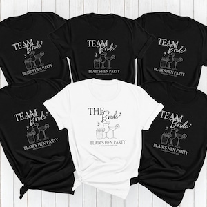 T-shirts för möhippa/möhippa/bröllop/vita t-shirts för brudparet/brudfesten