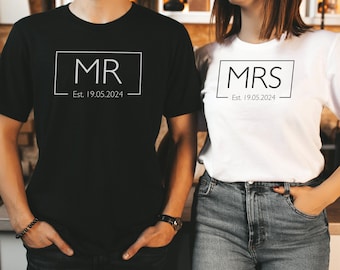 Mr and Mrs Shirt, Mr and Mrs, Just Married Shirt, Honeymoon Shirt, Wedding Shirt, Wife And Hubs Shirts, Just Married Shirts, Couples Shirts