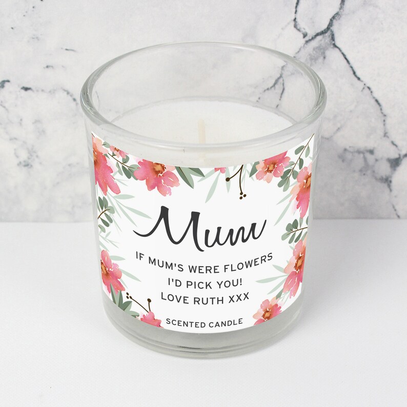 Gift For Her Personalised Scented Jar Candle Personalised Etsy