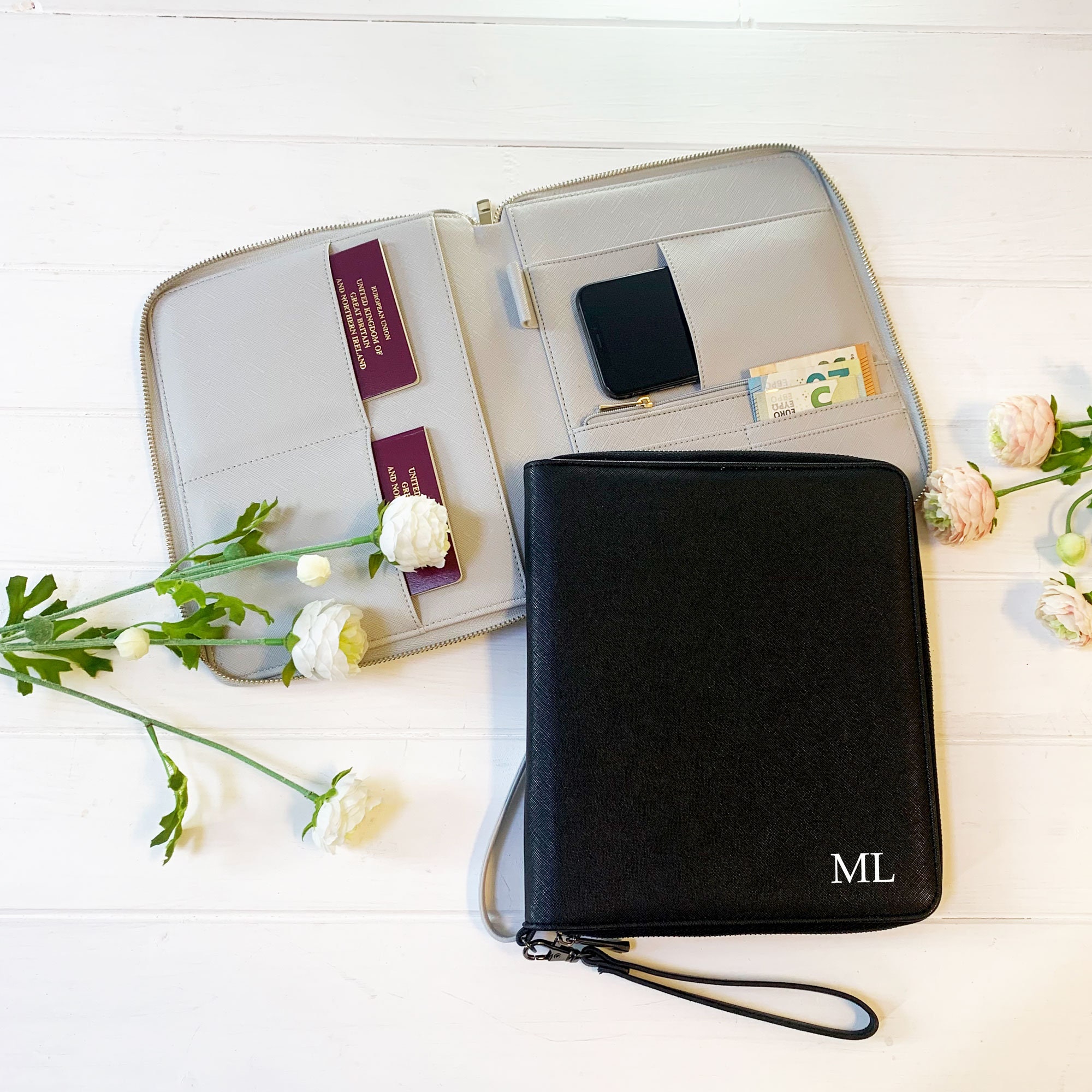 Bags & Purses Luggage & Travel Travel Wallets passport travel bag Personalised travel document holder travel organiser 