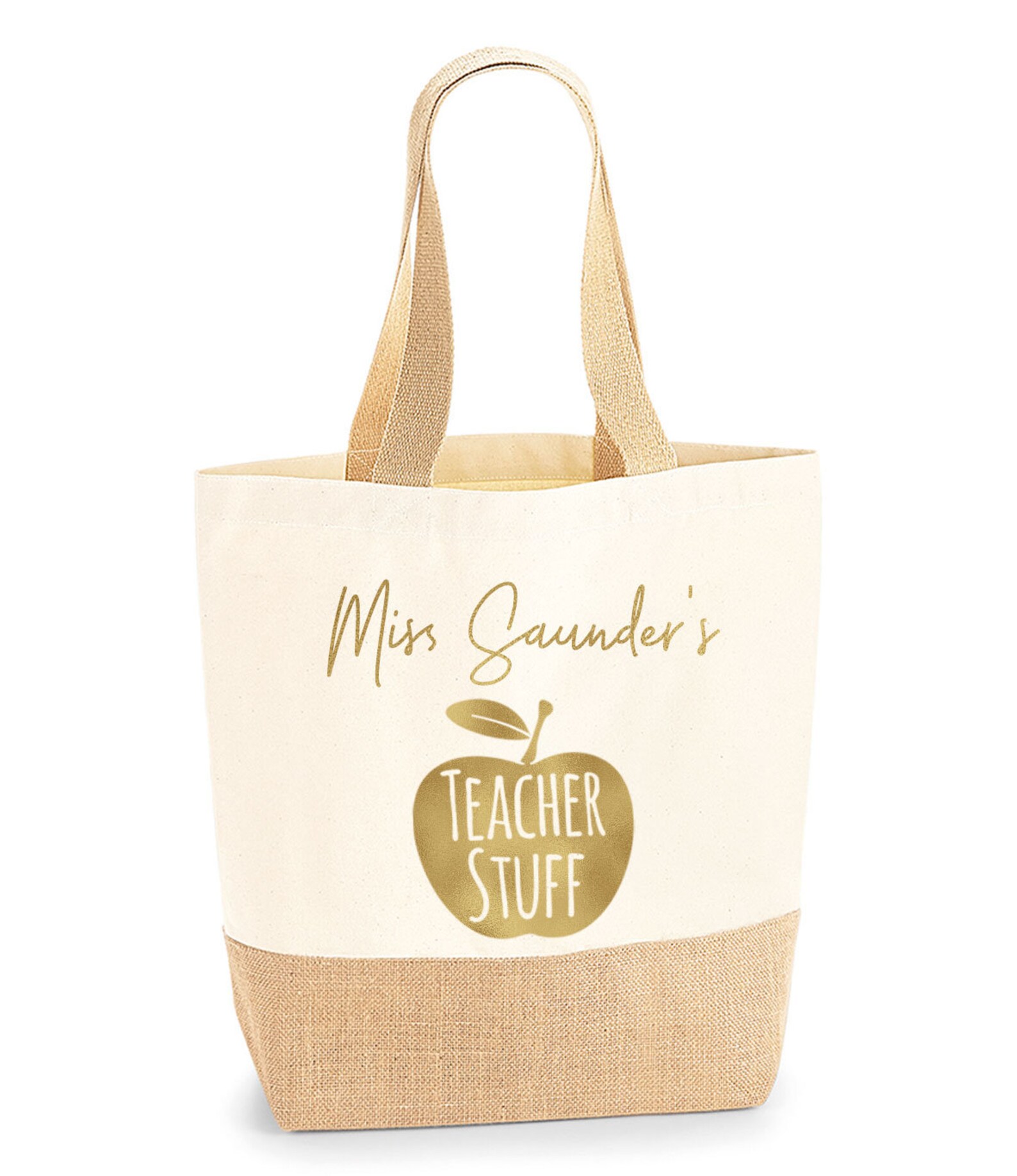 Personalised Teacher Tote Bag Teacher Tote Bag School Etsy