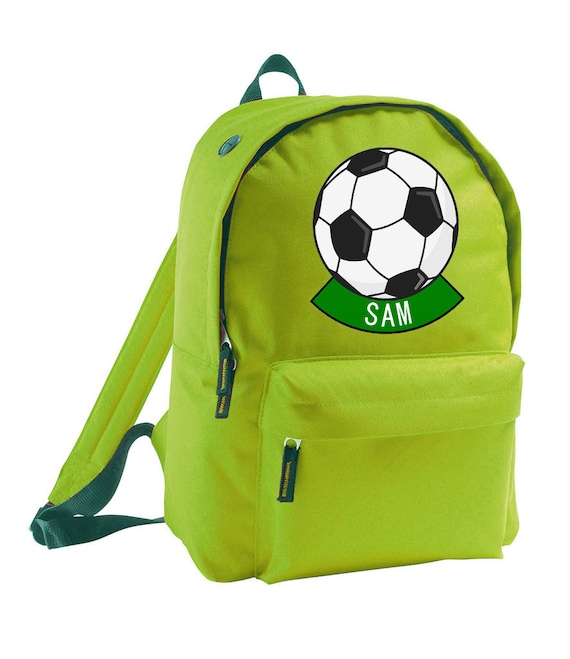 Mochila de fútbol para niños personalizada con CUALQUIER NOMBRE