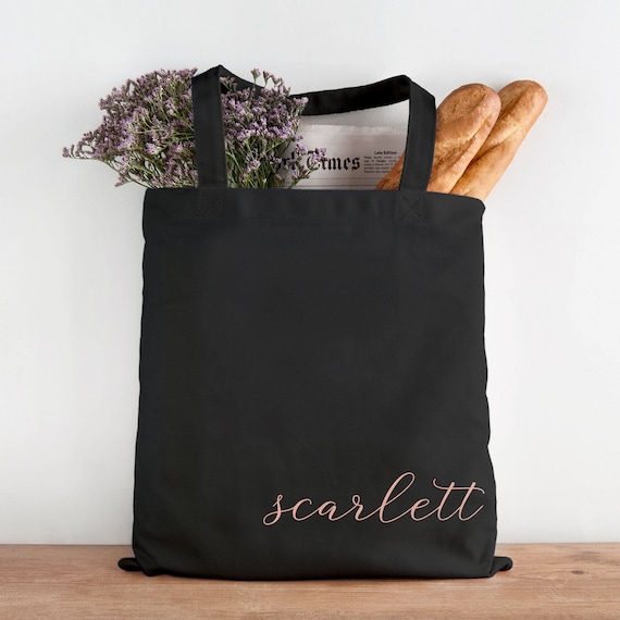 tote bags with names on them