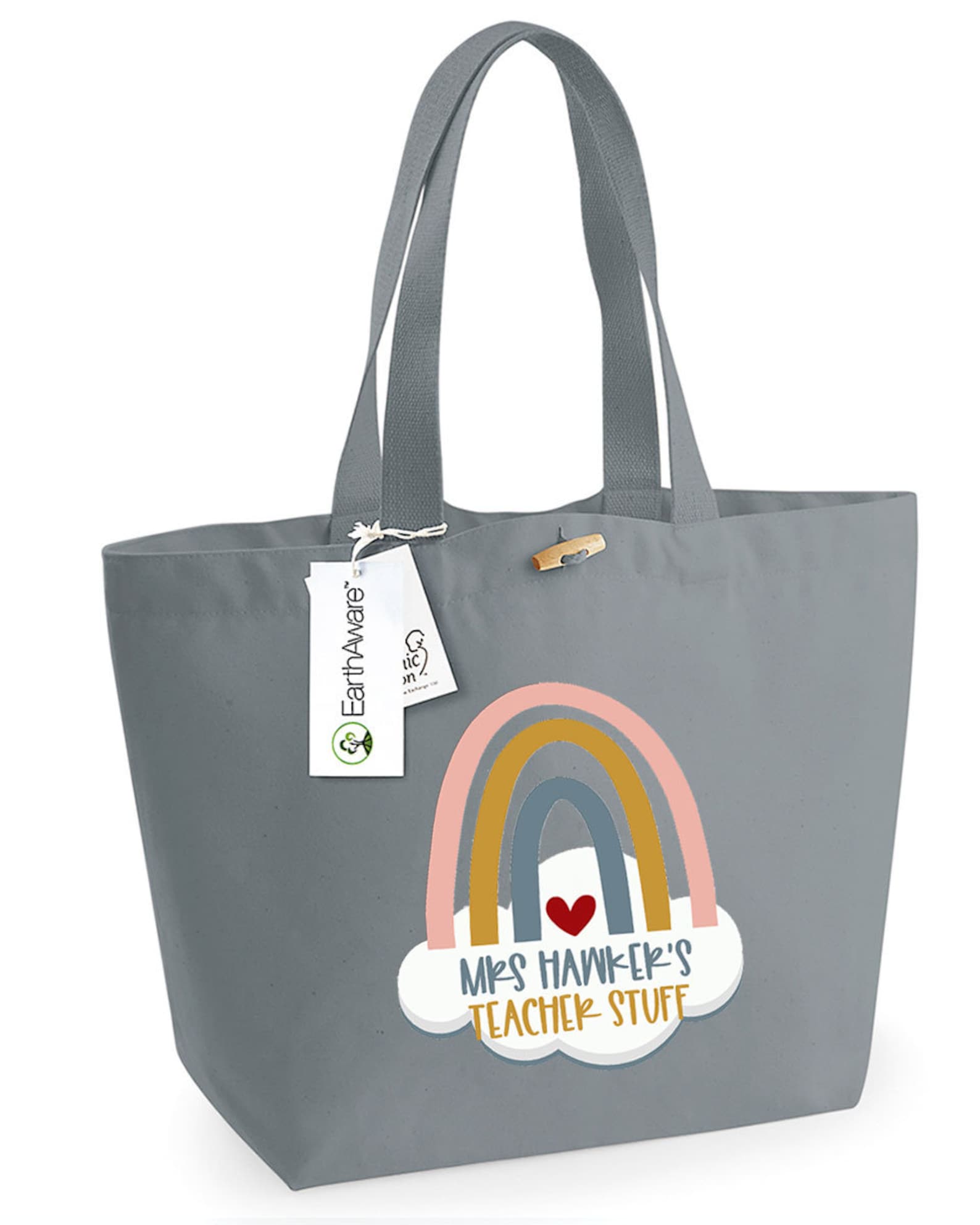 Personalised Teacher Tote Bag Teacher Tote Bag School Etsy