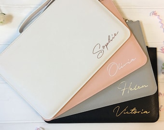 Birthday gift for her personalised clutch, girlfriend birthday gift, sister birthday gift, wife birthday gift, mum birthday gift