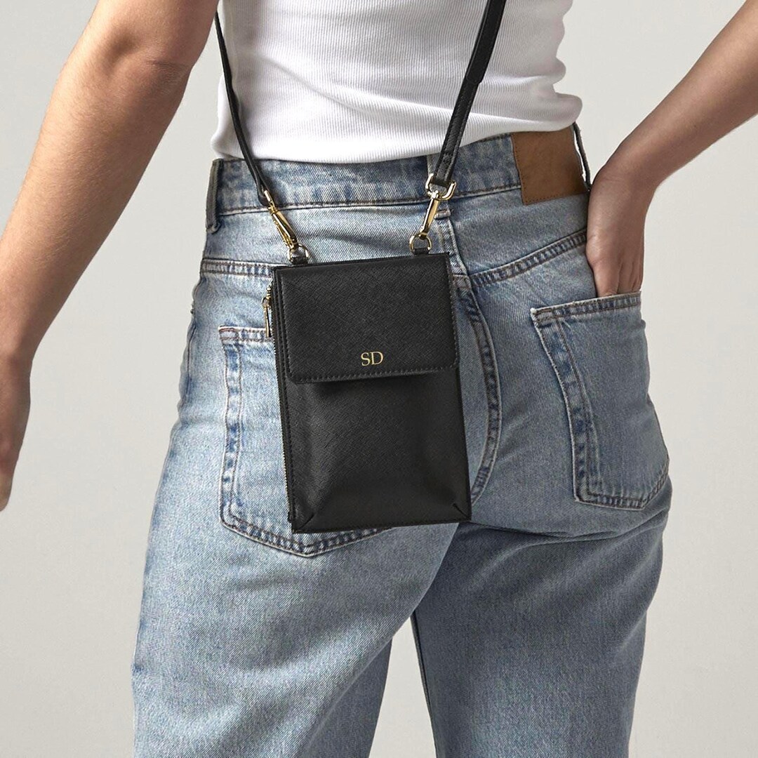 Personalised Phone Bag, Chic Crossbody & Stylish Carry Case, Compact ...
