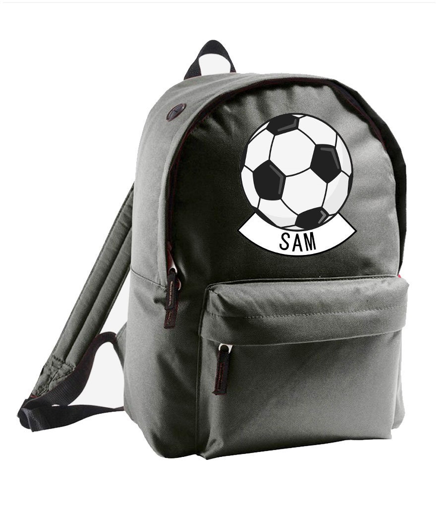 Midkepf Mochila personalizada, mochila personalizada con nombre y número,  regalo de fútbol personalizado de alta capacidad para hombres, mujeres