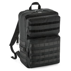 Anpassad MOLLE TACTICAL 25L RYGGSÄCK, kabinväska, taktisk ryggsäck, ryggsäck i militär stil, ryggsäck, resväska, herrväska, gymväska