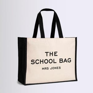 Personalised The Teacher Tote Bag, Teacher Tote Bag, School Leaving Gift, Gift For Teacher, Teachers Gifts, End Of Term Gift For Teacher image 8