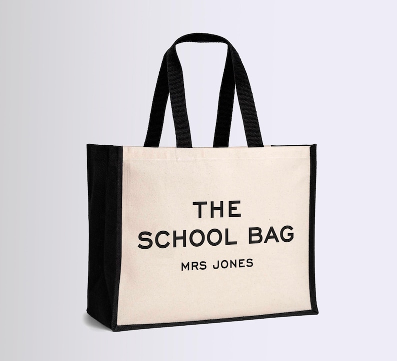 Personalised The Teacher Tote Bag, Teacher Tote Bag, School Leaving Gift, Gift For Teacher, Teachers Gifts, End Of Term Gift For Teacher image 8