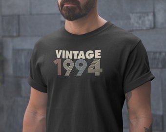 Vintage 1994 Camiseta del 30 cumpleaños 2024 Trigésima idea de regalo, Regalo del 30 cumpleaños para ella, Regalo personalizado del 30 para él, Regalo de Navidad