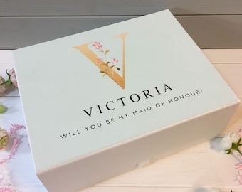Bridesmaid Proposal Gift Box, Bridesmaid Box, Maid of Honour Proposal Box, Will you be my Bridesmaid Box, Will you be my Maid of Honour Box