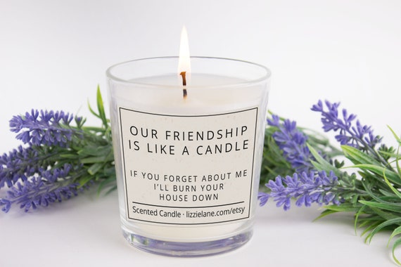  Good Friends are Like Stars, Friendship Gift for Women,  Birthday Gift for Friends Female, Going Away Gifts, Funny Gifts for Friends,  Long Distance Friend, BFF, Bestie, Funny Candle, Soy 10 oz.