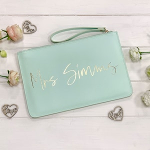 Custom Mrs Bag - Gold Foil - 16 Color Options