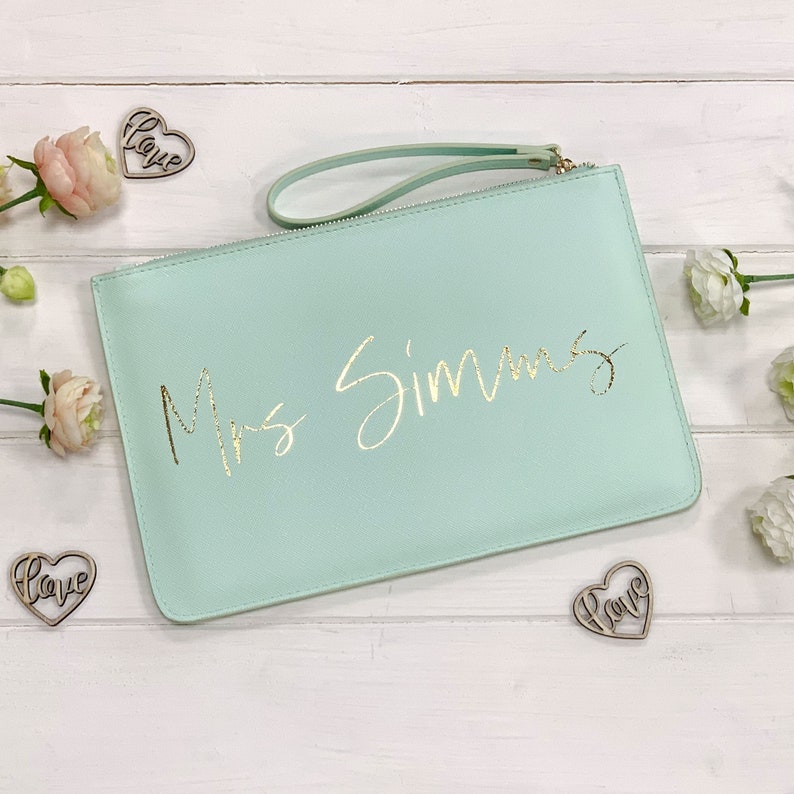 Custom Mrs Bag - Gold Foil - 16 Color Options