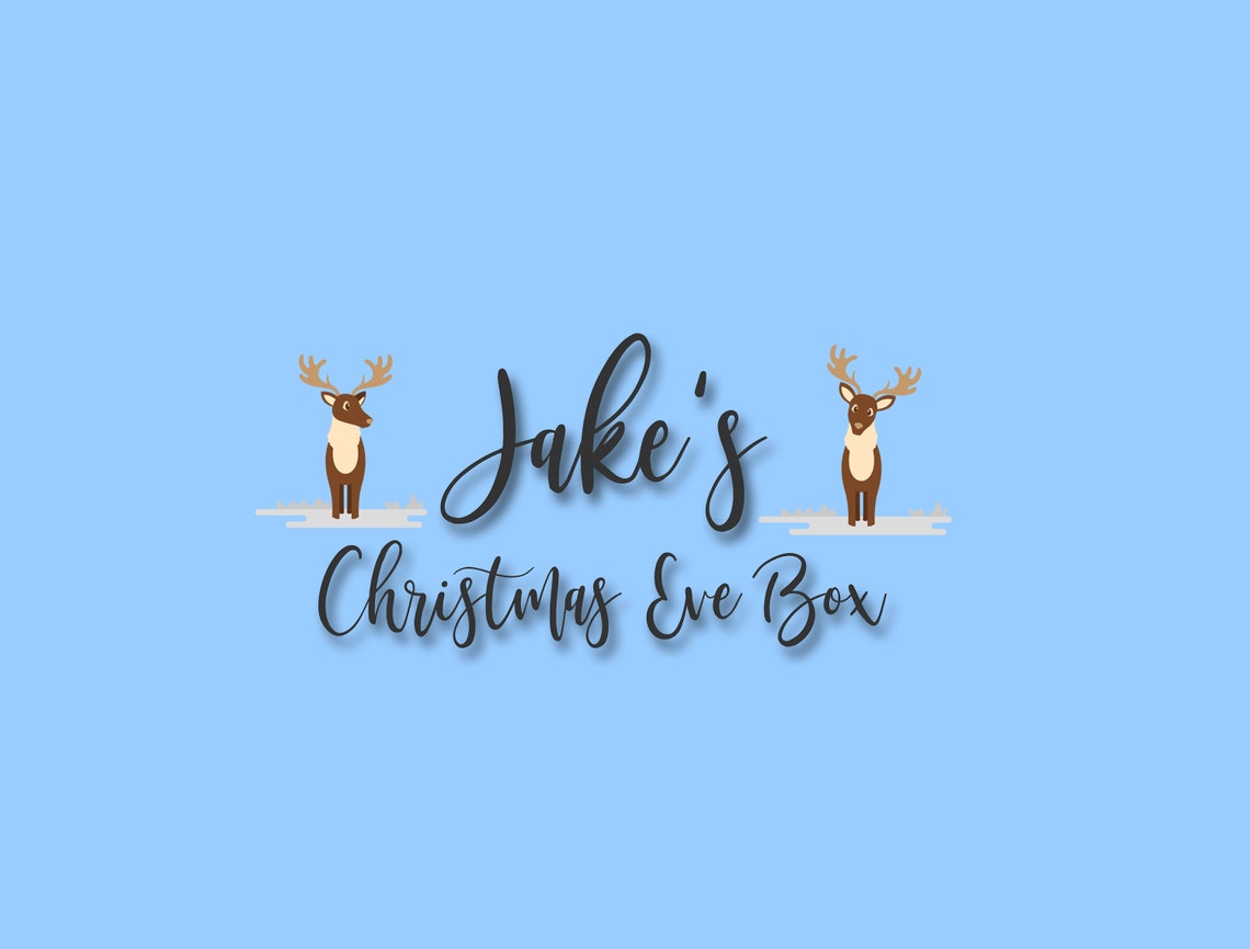 Christmas Eve Box Xmas Eve Box Personalised Christmas Eve | Etsy