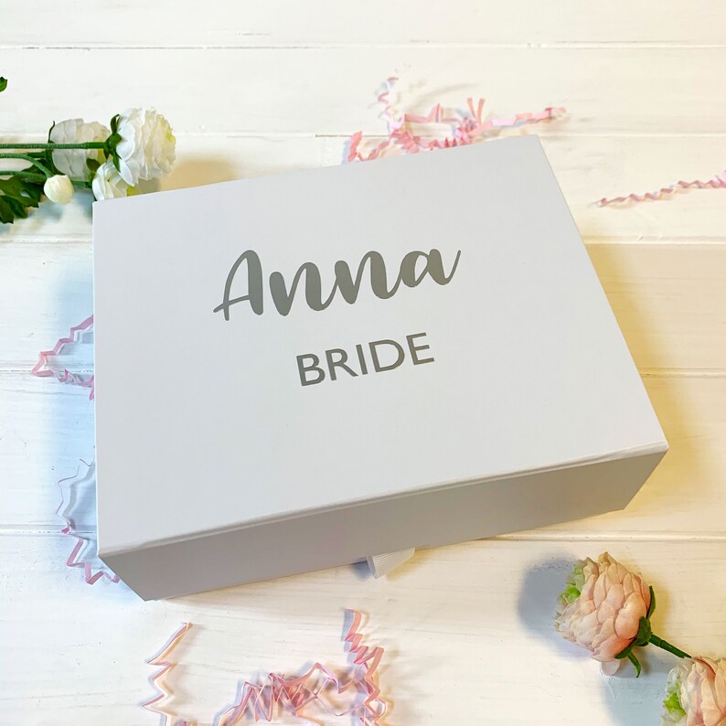 Personalised Gift Box Empty Gift Box Bridesmaid Proposal Etsy