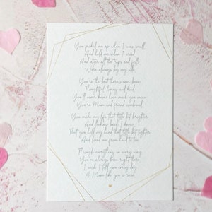 Gedicht für Mama DOWNLOAD; Muttertagsgedicht; Mama Geburtstagskarte/Geschenk; Geschenk für Mama/Mom DOWNLOAD & DRUCK 5 x 7", Copyright Clare Designs