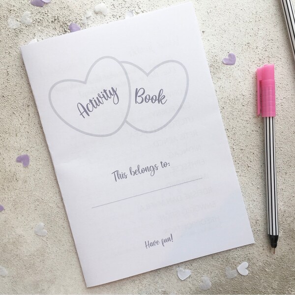 Kid Wedding Activity - Etsy
