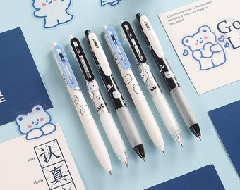 Kawaii cute lucky bear Gel pens ,fine point pen, 0.50mm black gel pen