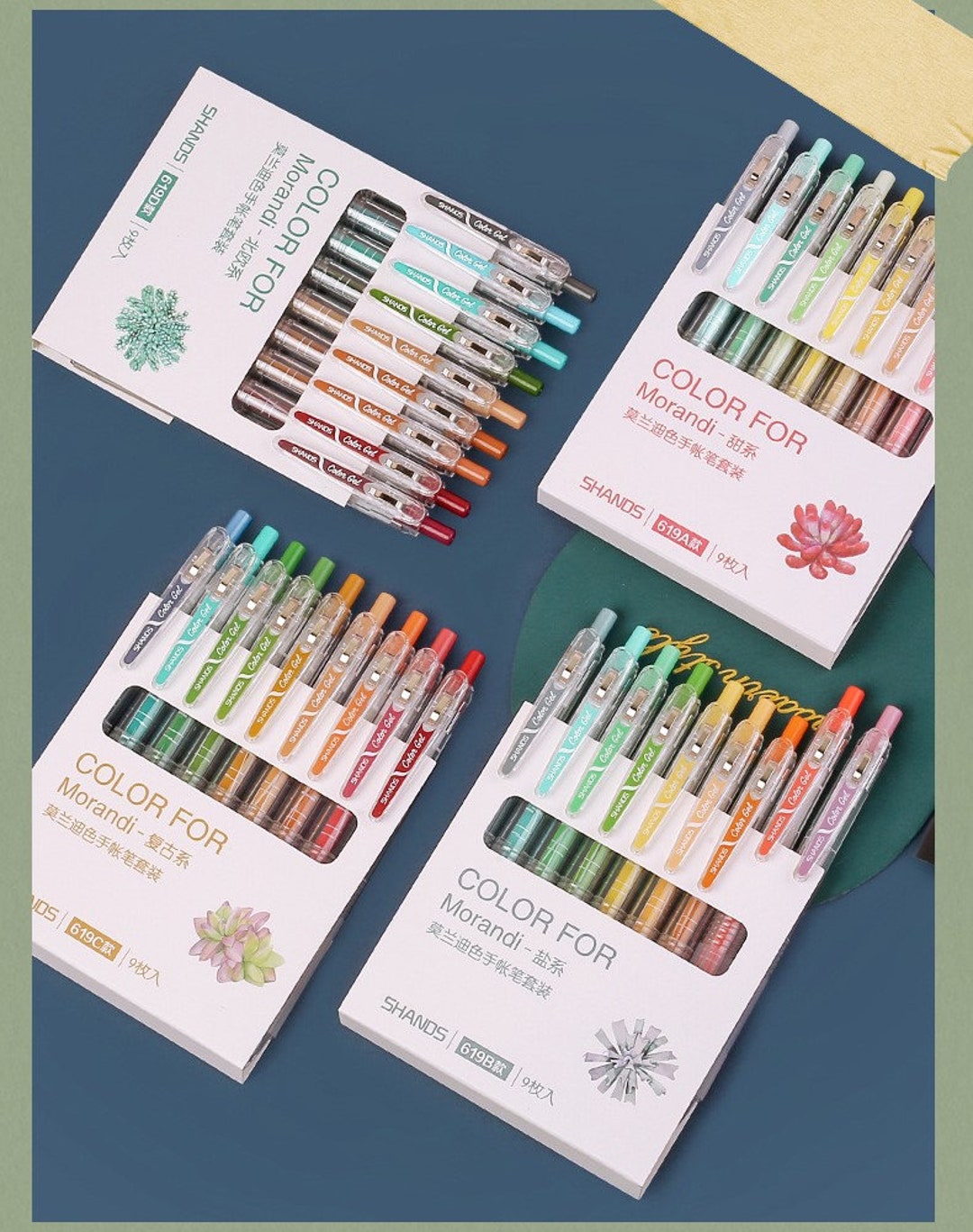 Morandi Shands Color Gel 9 Pen Set 0.5mm Sweet Set 619A -  Israel