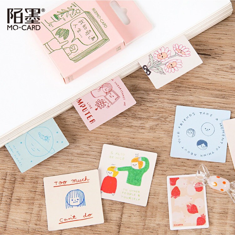 46pcs aesthetic doodle stickers pack etsy