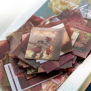 50pcs Collage Stickers Pack, Journaling,planner, Journal,diary Stickers ...