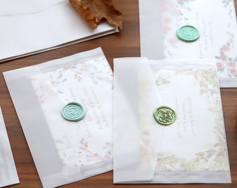 Transparent envelopes, wedding invitation envelopes. gift envelopes,clear envelopes