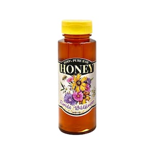 PURE RAW Wildflower Honey (12 oz squeeze bottle)