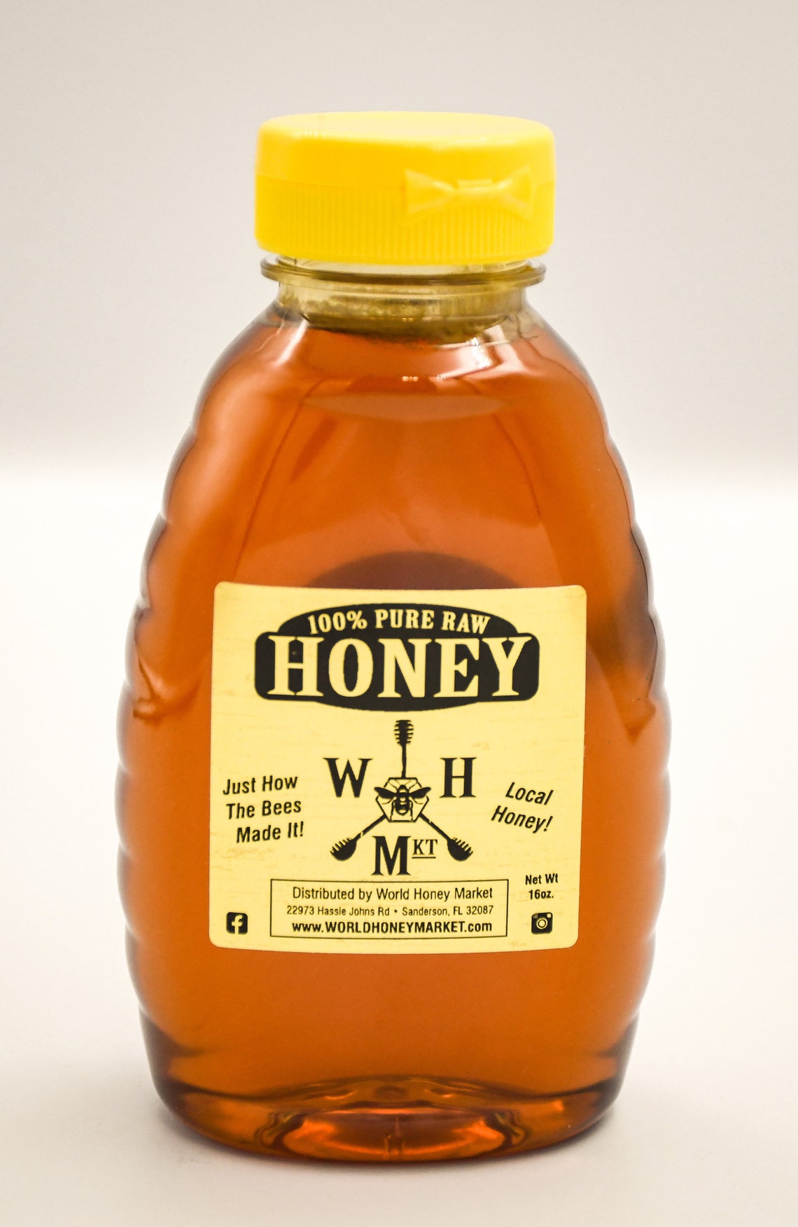 RAW Florida Orange Blossom Honey 100 Natural Pure 16oz Etsy