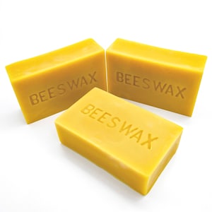 Beeswax Block RAW 100 % Pure & Natural Yellow (Just how the bees made it)