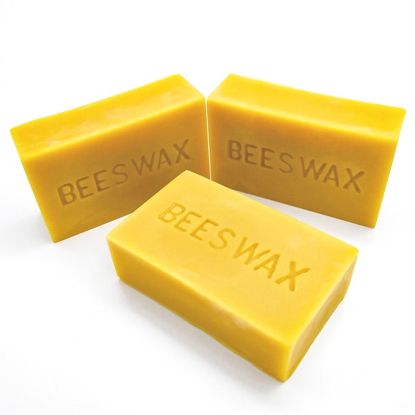 Beeswax Block RAW 100 % Pure & Natural Yellow (Just how the bees made it)