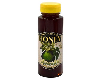 PURE RAW unfiltered Avocado honey 100% Natural (12 oz squeeze bottle)