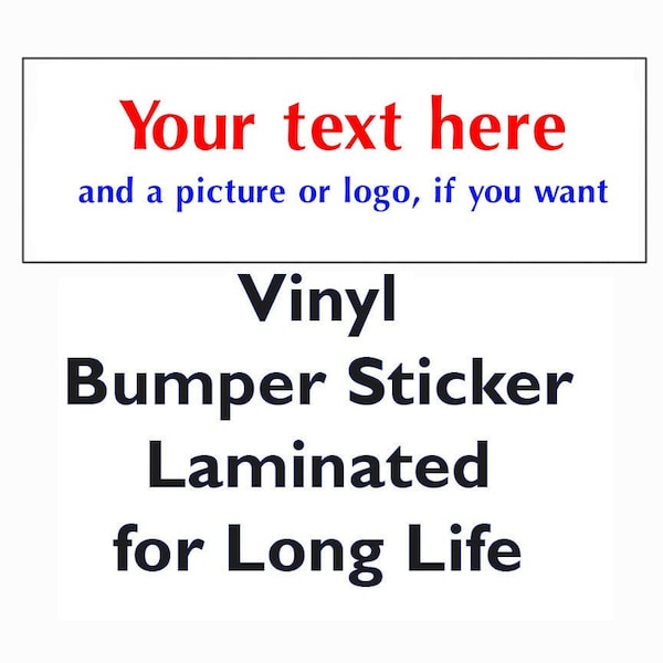 Bumper Sticker Etsy