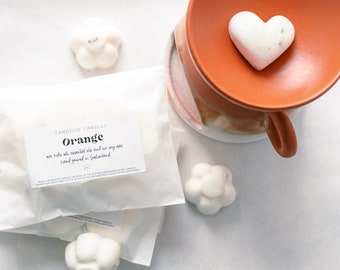 Orangen Wachs Törtchen Wax Melts mit ätherischen Ölen