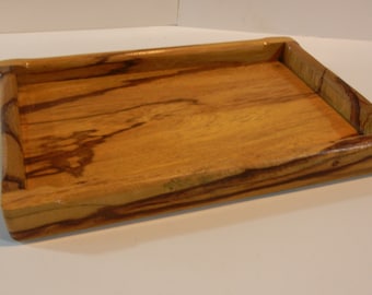 Tray for TV remotes, jewelry, perfect for a bridesmaid gift or a wedding present made by disabled US Navy Seabee.