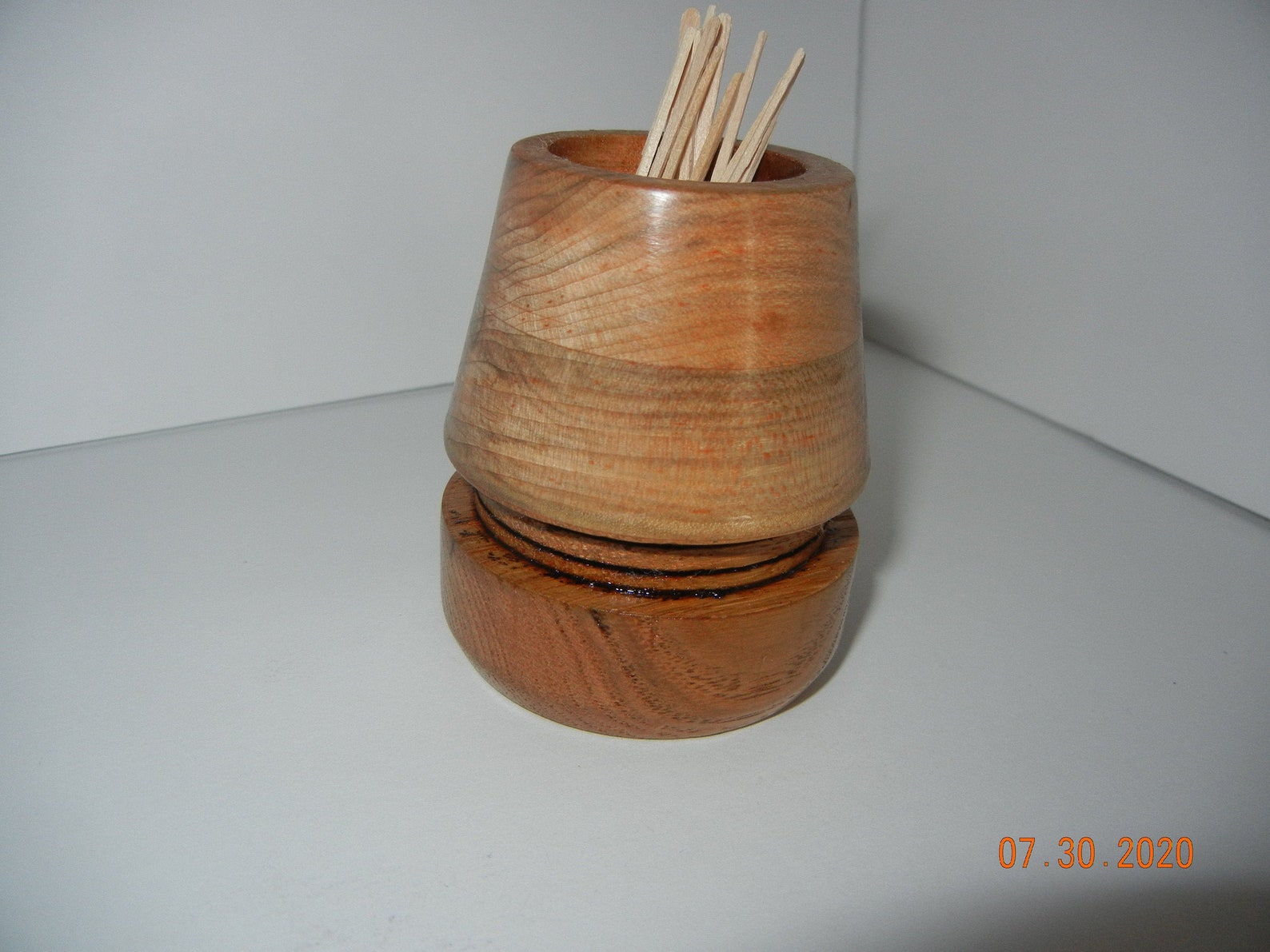 Toothpick Holder wood handmade made in the USA Etsy