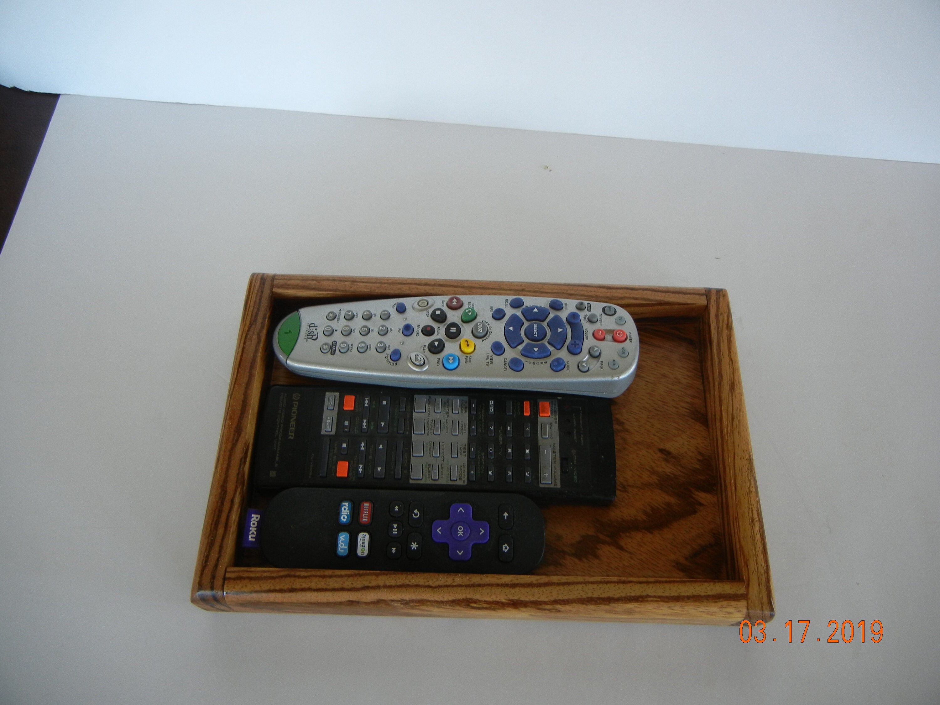 TV Remote Tray Etsy