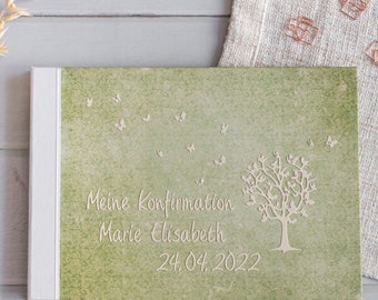 Fotoalbum A4 - Schraubalbum - personalisiert A4 - individuelle Geschenke zur Kommunion - Konfirmation - Taufe - Jugendweihe