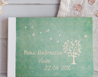 Fotoalbum Kommunion - Konfirmation - personalisiert A4 - individuelle Geschenke zur Kommunion - Konfirmation - Taufe - Jugendweihe