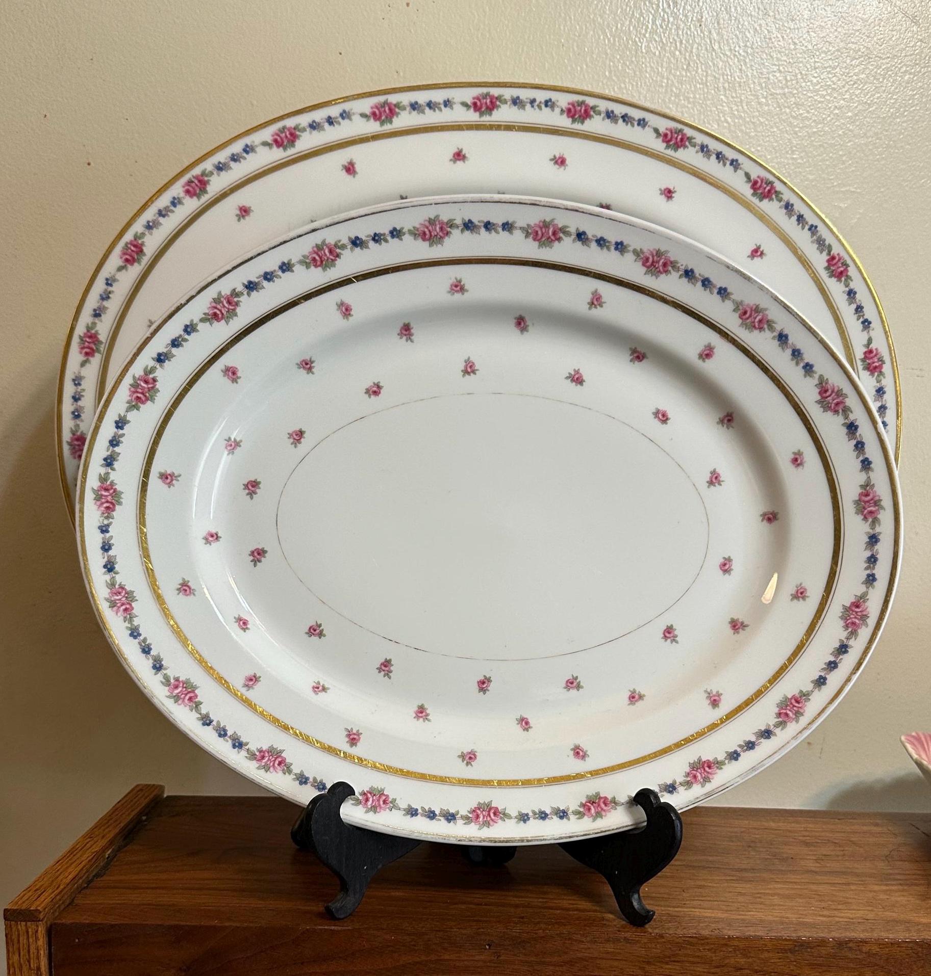 新品】BERNARDAUD LIMOGES 大皿4枚（2種類の柄） 【総代理店】【公式