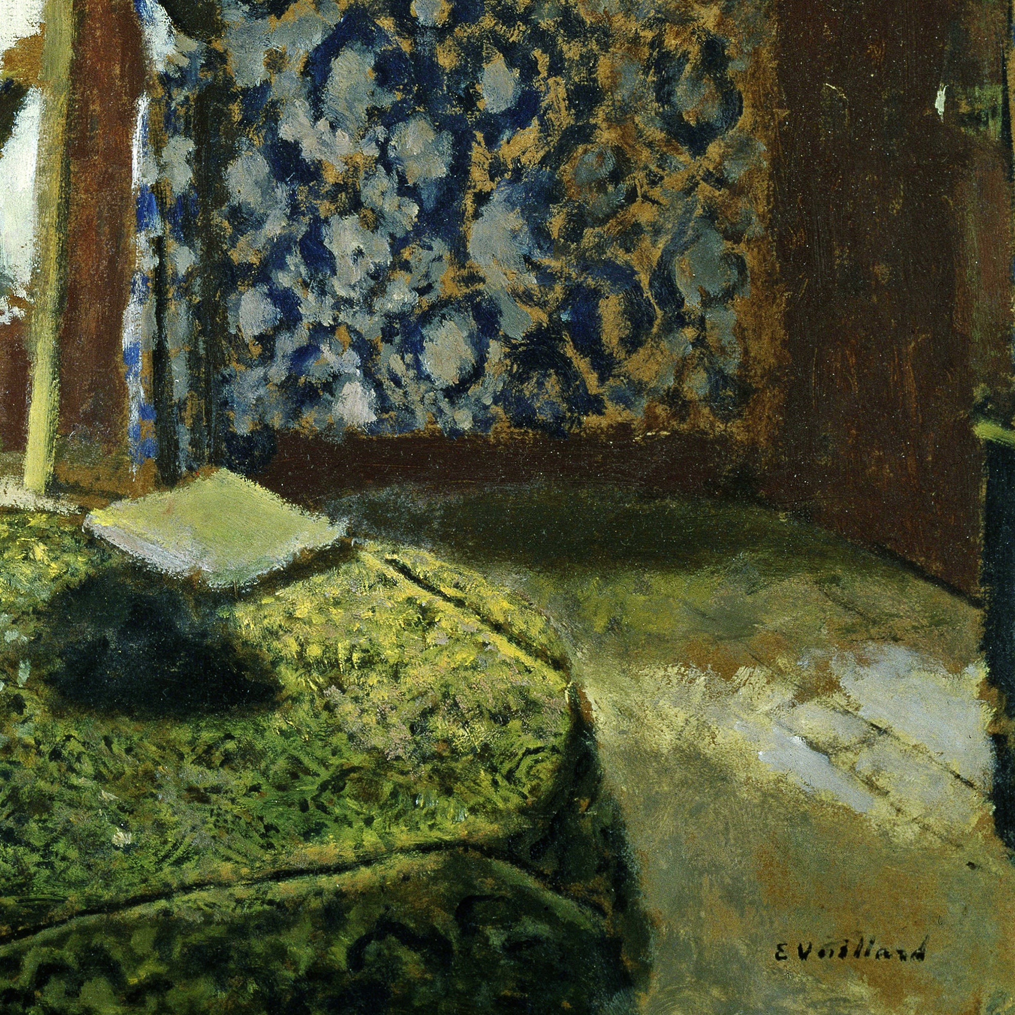 Edouard Vuillard,interior by Edouard Vuillard,art Prints,vintage