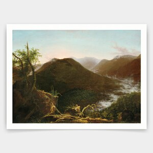 Thomas Cole,Sunrise in the Catskills,1826,Kunstdrucke,Vintage Kunst,Leinwand Wandkunst,berühmte Kunstdrucke,V5024