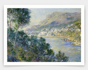 Claude Monet,Monte Carlo,art prints,Vintage art,canvas wall art,famous art prints,V3420