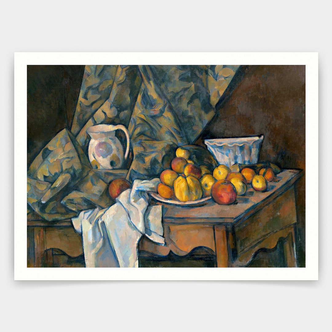 Paul Cézanne,still Life With Apples and Peaches,art Prints,vintage Art ...