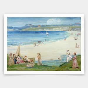 チャールズ エドワード コンダー、シルバー サンズ、アート プリント、ビンテージ アート、キャンバス ウォール アート、有名なアート プリント、V3331